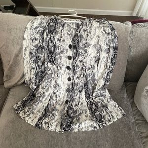 Boutique snakeskin print dress